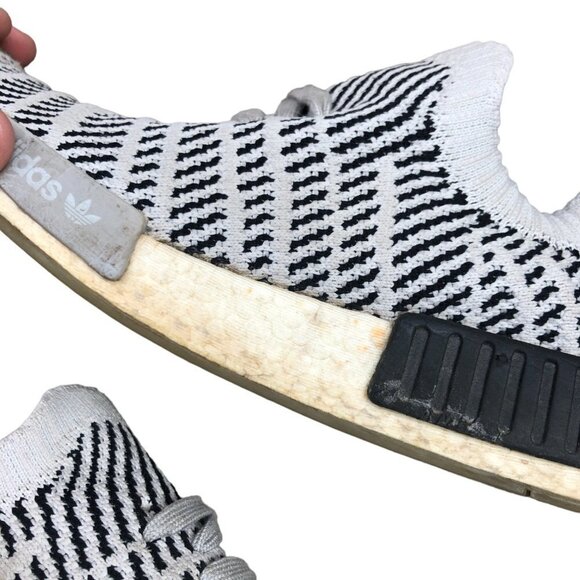 2017 Adidas NMD R1 STLT Grey Black Size 9.5 - Picture 8 of 10